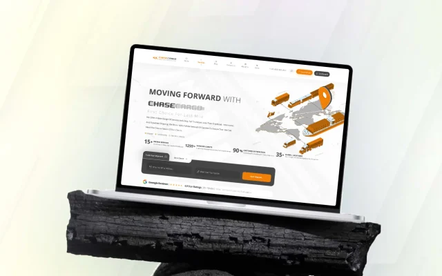 طراحی قالب شرکتی وردپرس و ویجت اختصاصی Elementor | Chase Cargo